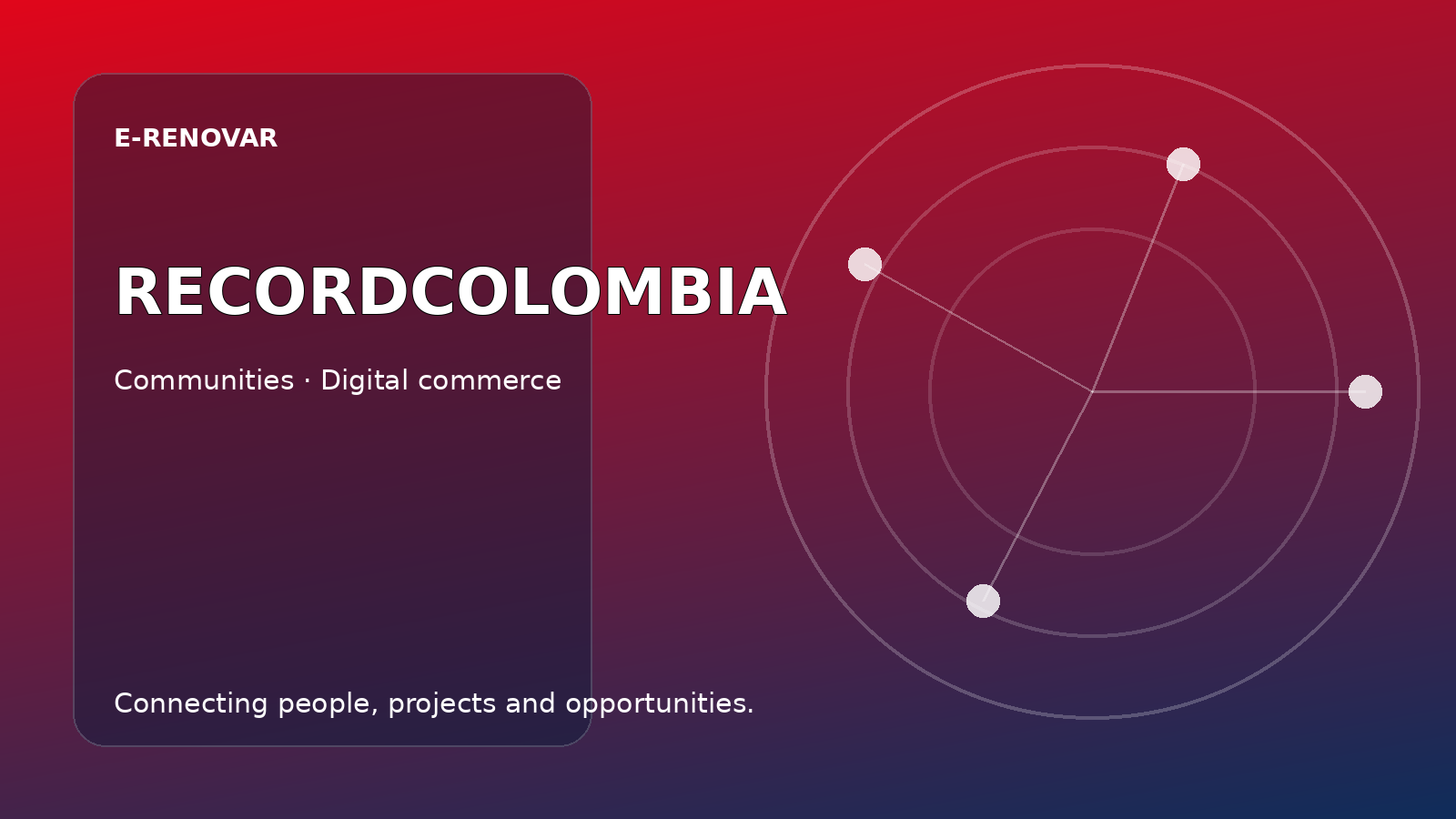 RecordColombia busca conectar comunidades y negocios mediante comercio digital